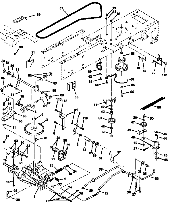 Craftsman 917256524 drive diagram