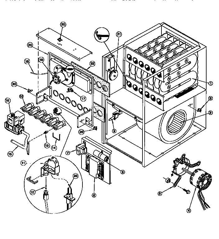 ICP NTN5075BHA1 functional replacement diagram
