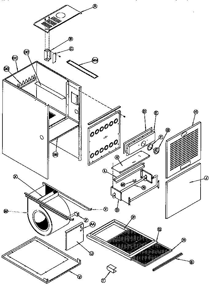 ICP NTN5075BHA1 non-functional replacement diagram