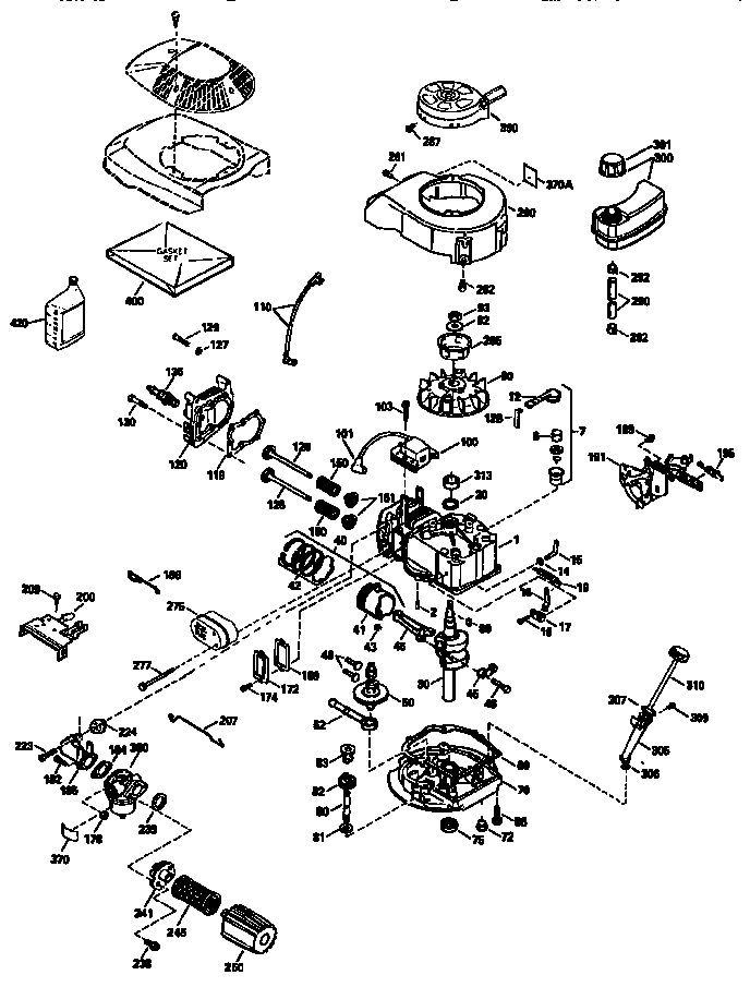 Lawn-Boy 10202-5900001-5999999 engine tvs115-57904c (71/143) diagram