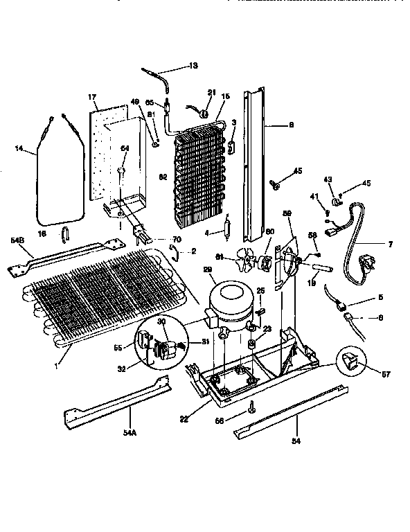 Frigidaire FRS26XGCB2 system diagram