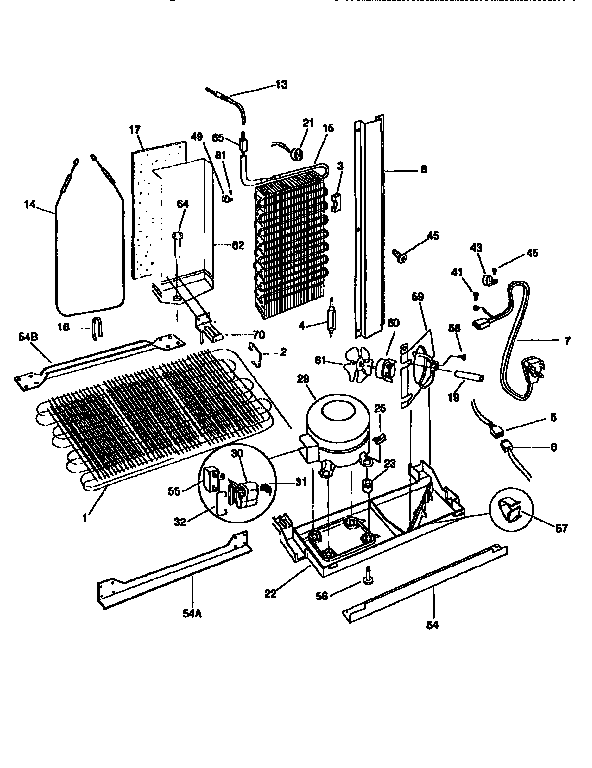 Frigidaire FRS26XGCD2 system diagram