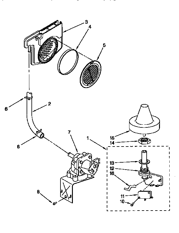 KitchenAid KUDI24SEWH0 fill and overfill diagram