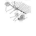 Lawn-Boy 10301-4900001-4999999 rear axle assembly diagram