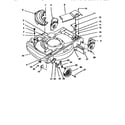 Lawn-Boy 10310-4900001 TO 4999999 deck&wheel assy(self propelled) diagram