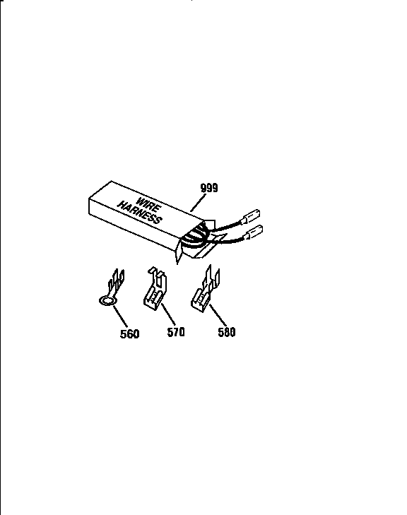 Kenmore 91140169690 wire harnesses&components diagram