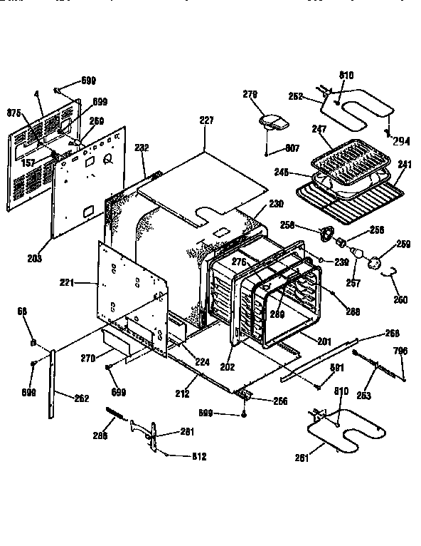 Kenmore 91140169690 body section diagram