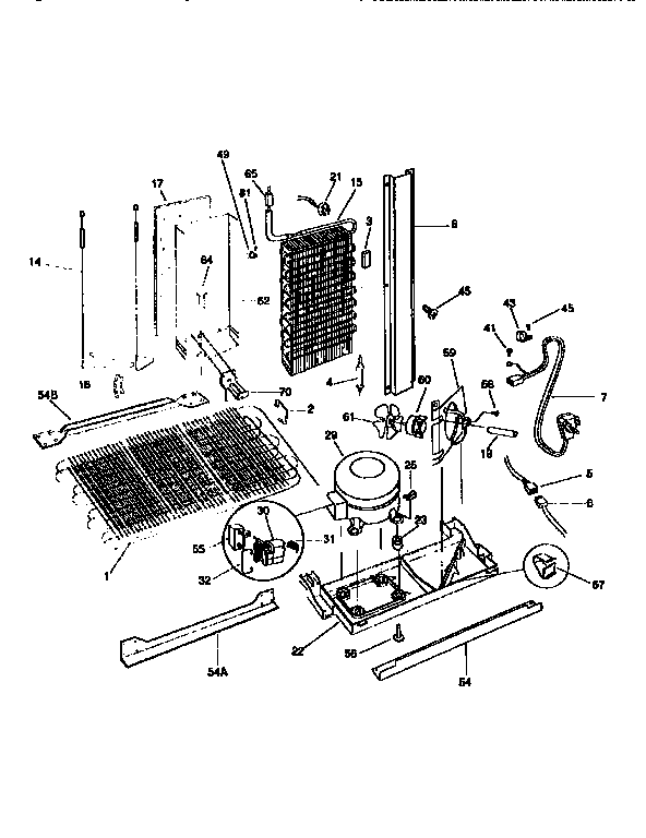 Frigidaire FRS26XGCB1 system diagram