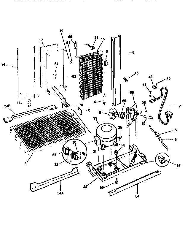 Frigidaire FRS26XGCD1 system diagram