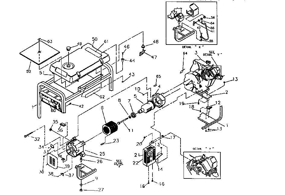 Generac 9777-0 generator diagram