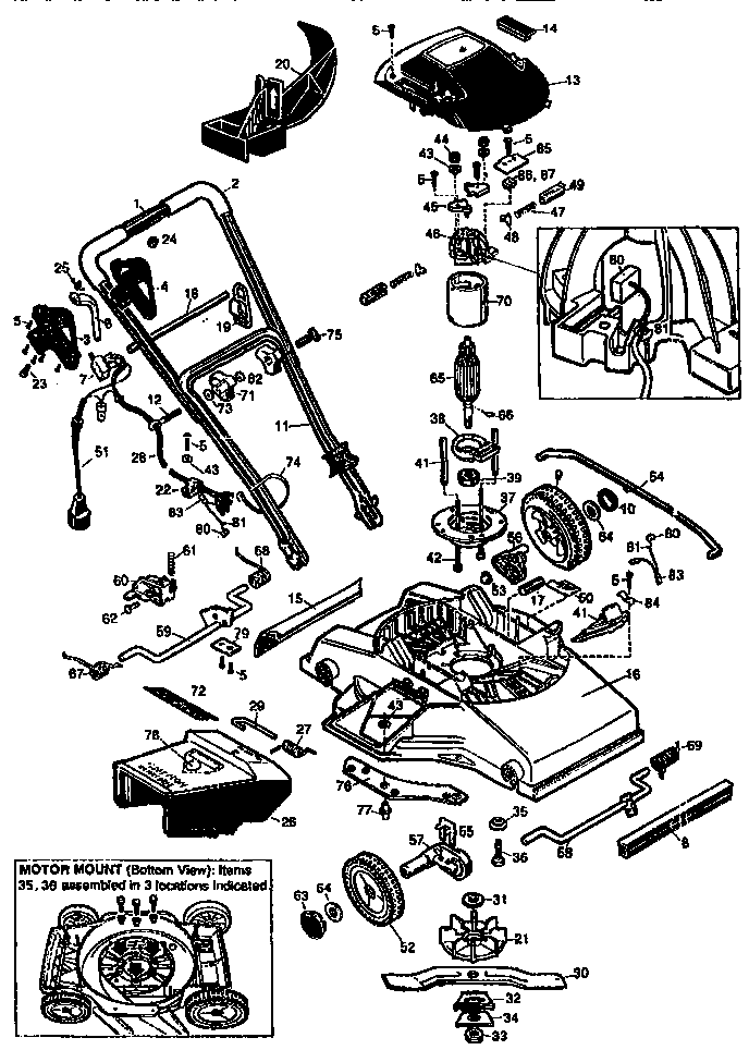 Craftsman 900370261 replacement parts diagram