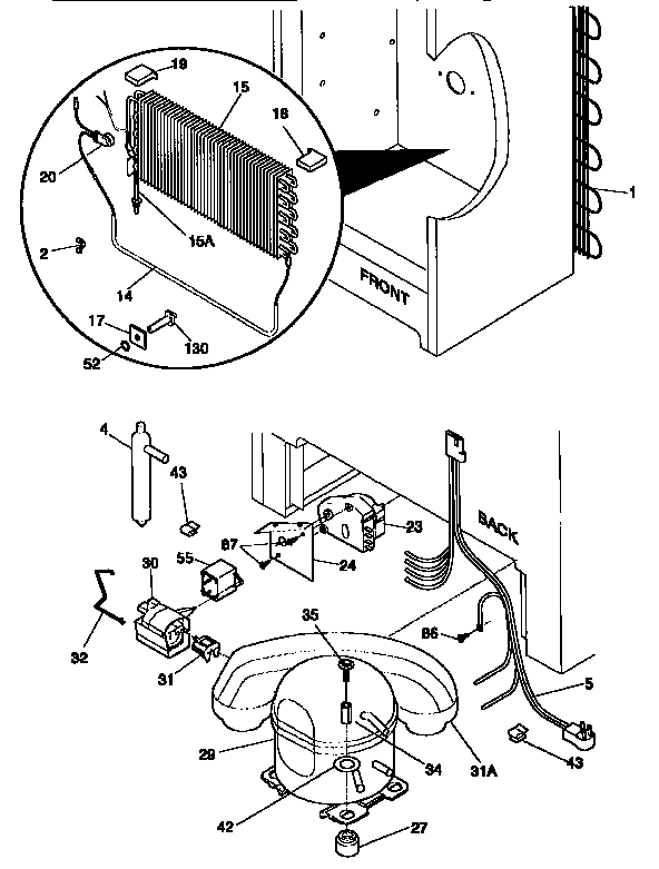 Kenmore 2539260211 system diagram