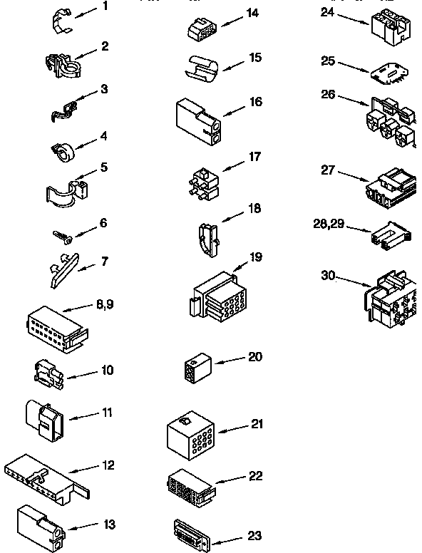 Kenmore 11026809690 wiring harness diagram