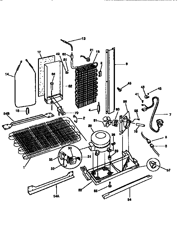 Frigidaire FRS26ZGEW0 system diagram
