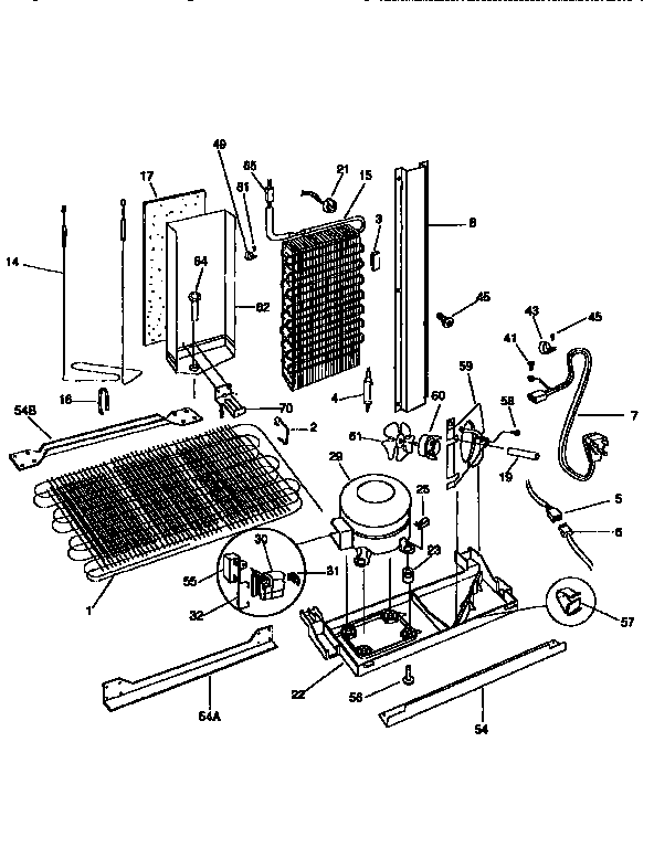 Frigidaire FRS26XGCB0 system diagram