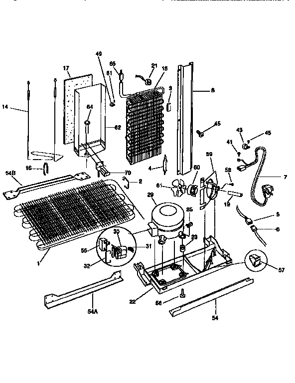 Frigidaire FRS26XGCD0 system diagram