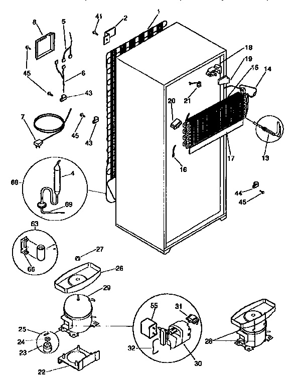 Frigidaire FRT21TNCD0 system diagram