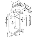 Frigidaire FRT18TNCD1 cabinet diagram