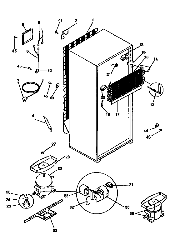 Frigidaire FRT18NNCD2 system diagram