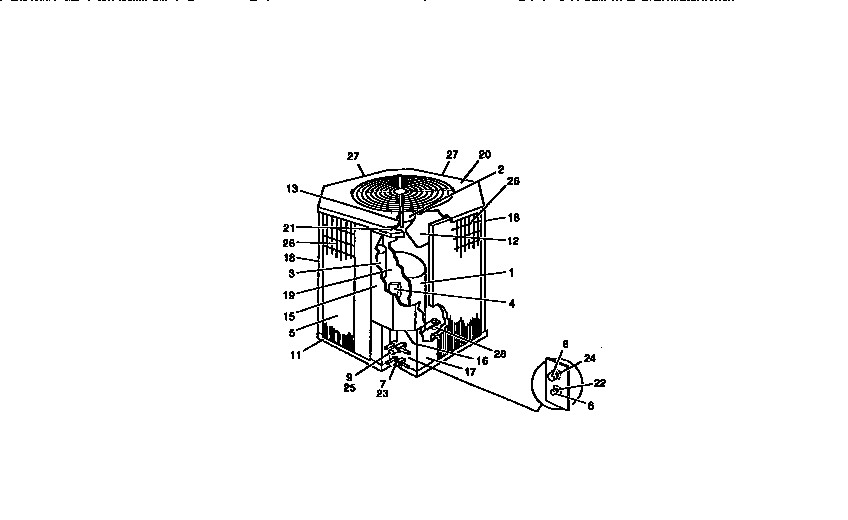 York H1DB012S06A functional replacement parts diagram