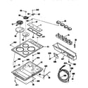 Kenmore 91142459590 main top section diagram