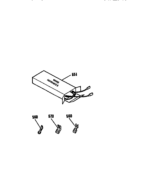 Kenmore 9116282190 wire harness and components diagram