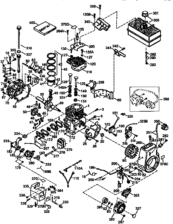 Craftsman 247885690 engine 143.979001 (71,143) diagram