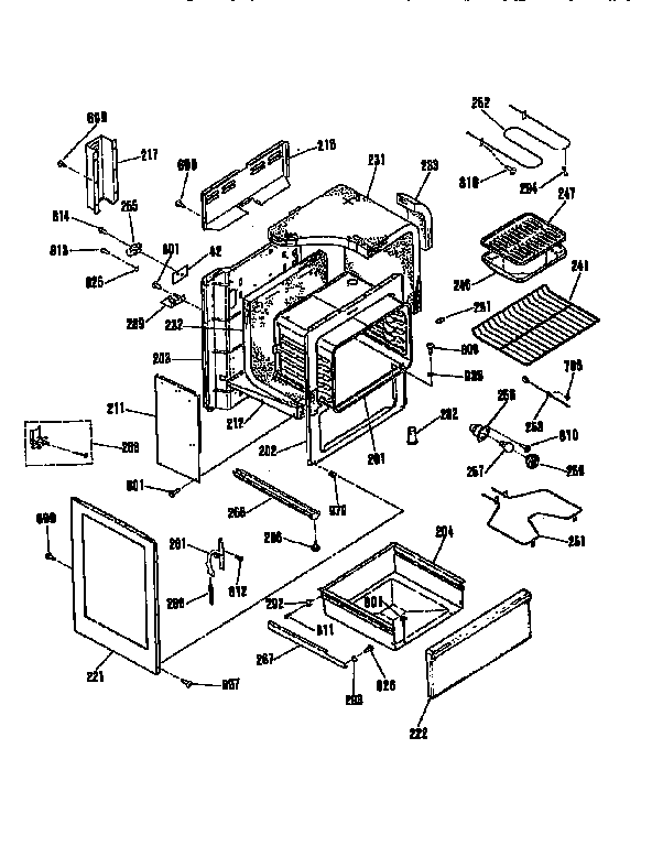 Kenmore 91193268690 body section diagram