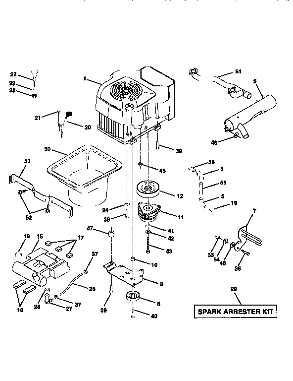 Craftsman 917251512 engine diagram