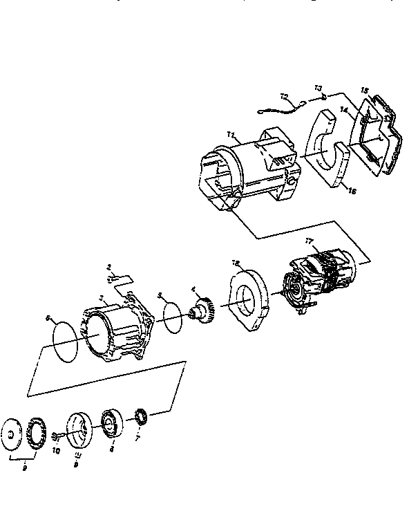 Craftsman 580751410 motor assembly diagram