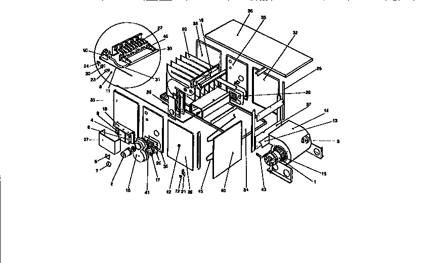 York P-HED20N10001 functional replacement parts/27-48 diagram