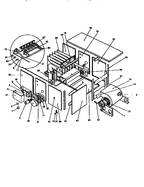 York P-HED16N08001 functional replacement parts/1-26 diagram