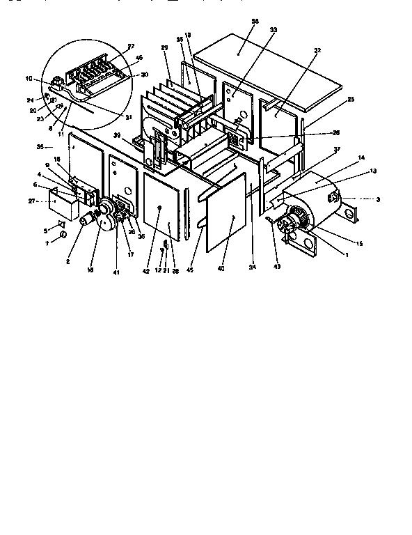York P-HED16N08001 functional replacement parts/27-48 diagram