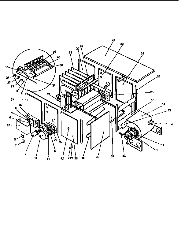 York P-HED12N06001 functional replacement parts/1-26 diagram