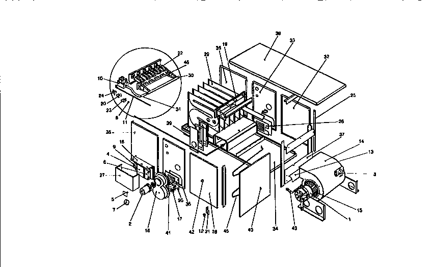 York P-HED12N04001 unit parts diagram