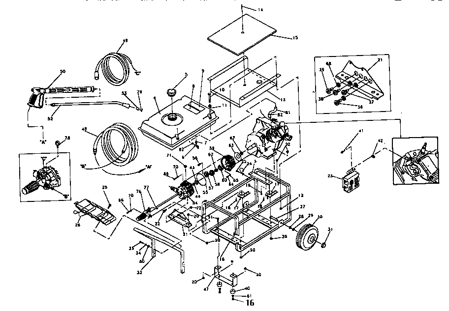 Craftsman 580742781 main frame diagram