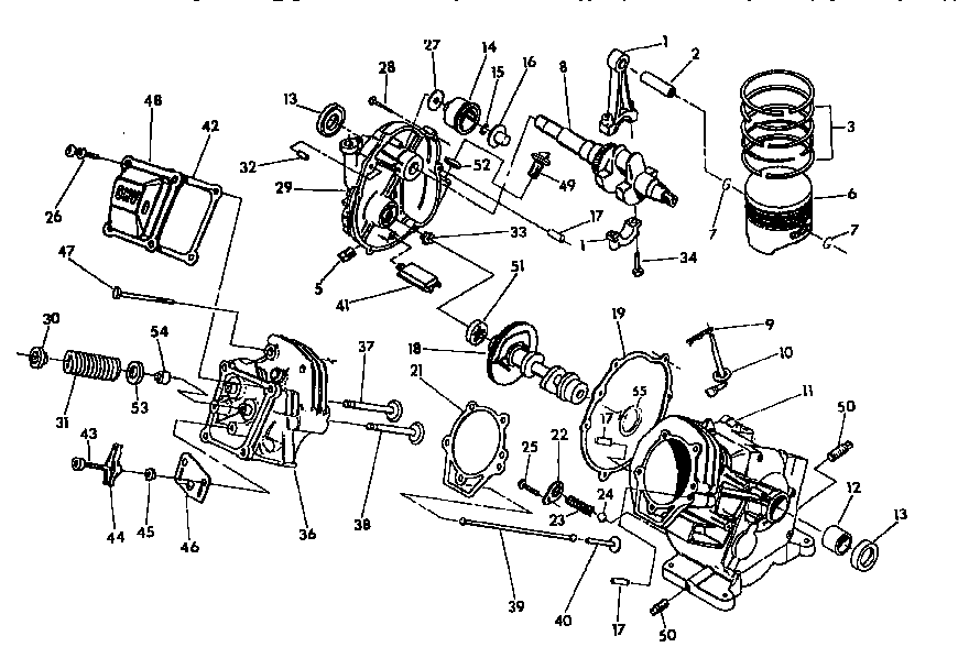 Craftsman 580742781 crankshaft diagram