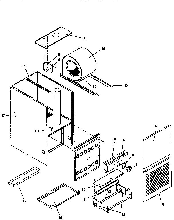 ICP GDJ050M12A1 cabinet diagram