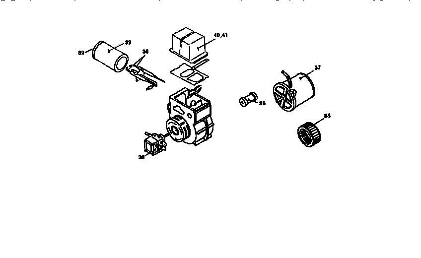 York P-FMD20F2001A burner parts diagram