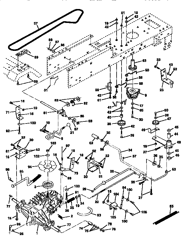 Craftsman 917256712 drive diagram