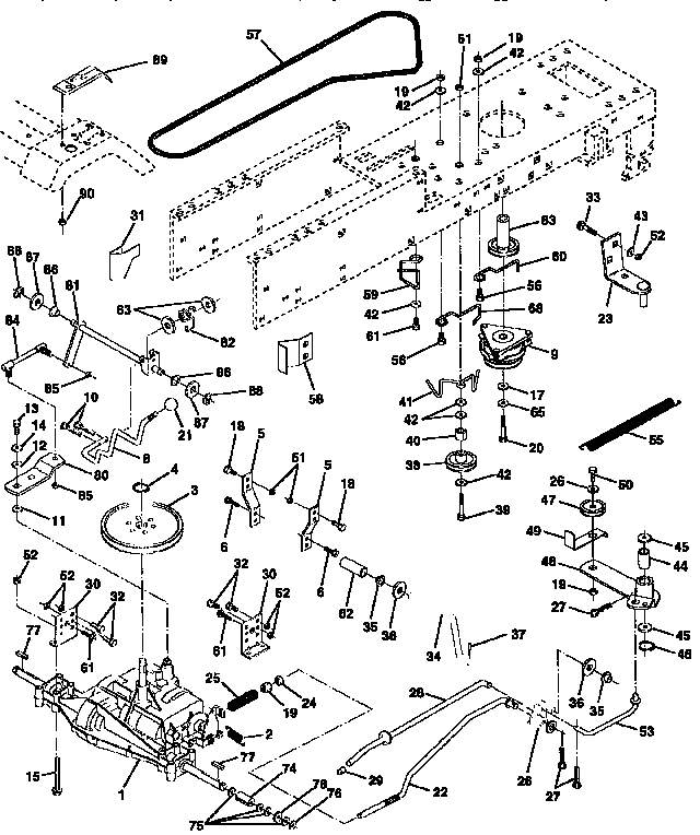 Craftsman 917256661 drive diagram