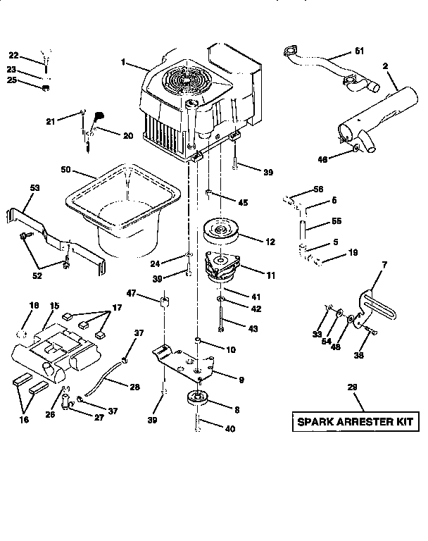 Craftsman 917251493 engine diagram