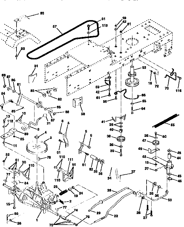 Craftsman 917251472 drive diagram