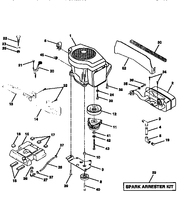 Craftsman 917251482 engine diagram