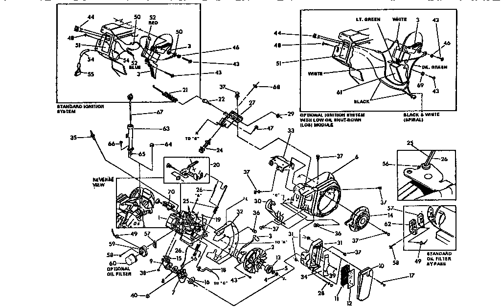Craftsman 580742650 engine diagram