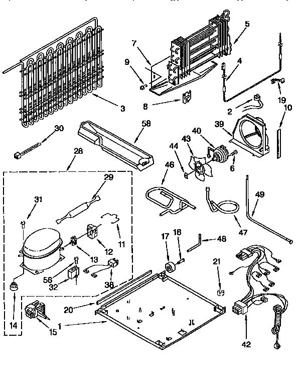 Kenmore 1069650323 unit diagram
