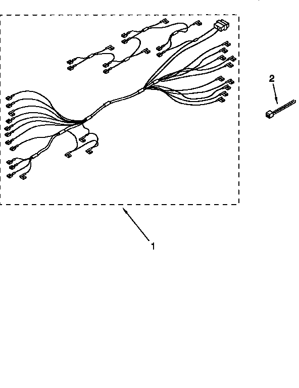 KitchenAid KECC507BWH1 wiring harness diagram