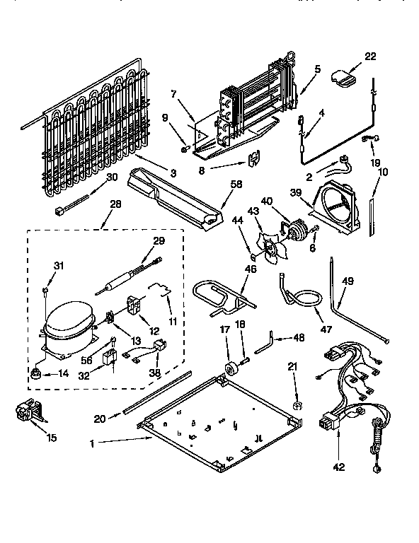 Kenmore 1069751784 unit diagram