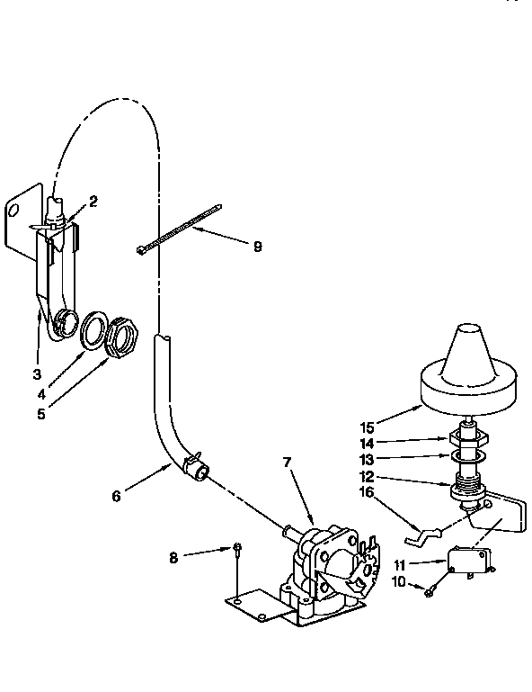 KitchenAid KUDP230BWH0 fill and overfill diagram