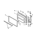 Kenmore 1069650614 freezer door diagram